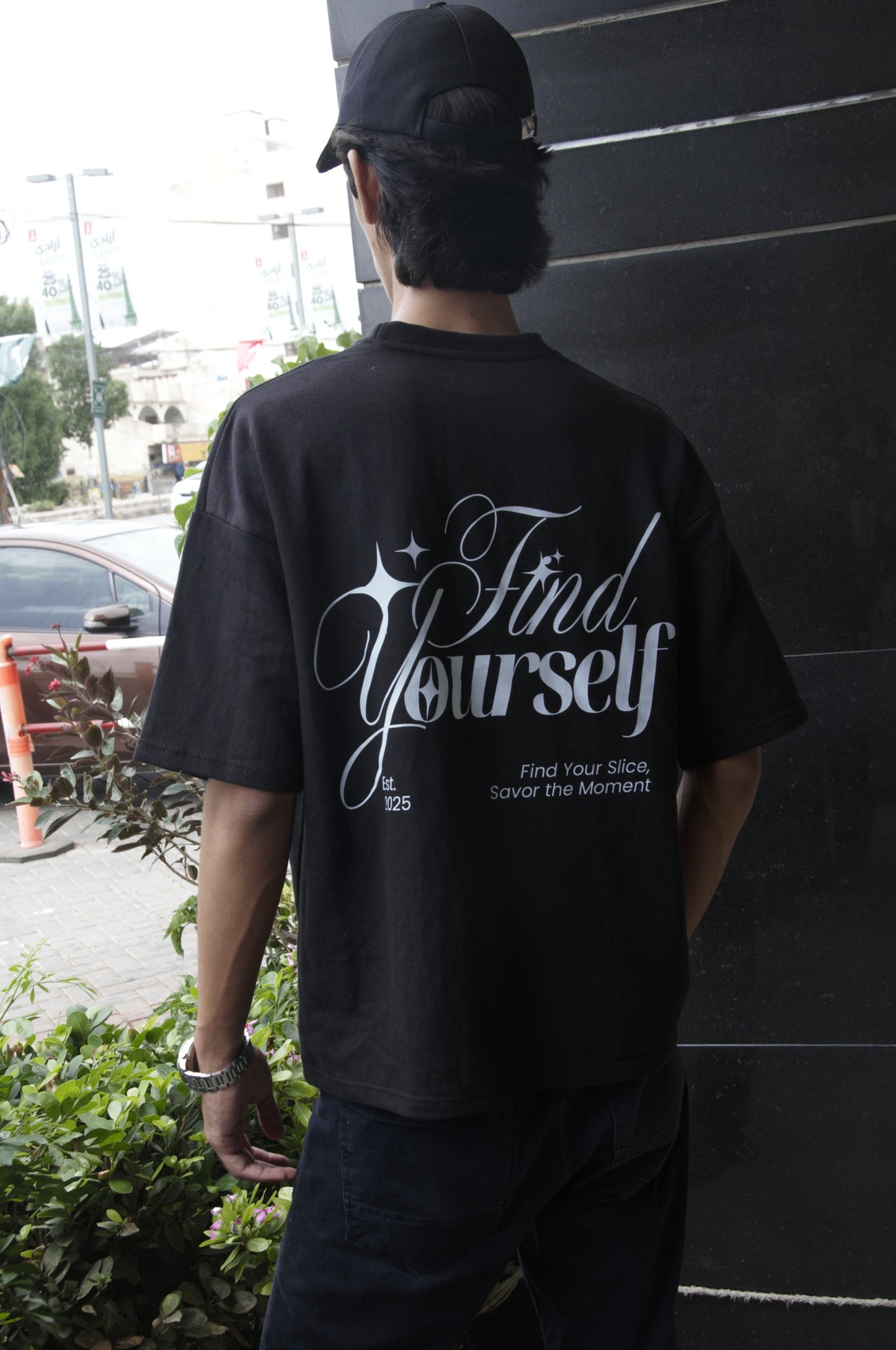 'Find Yourself' Drop shoulder