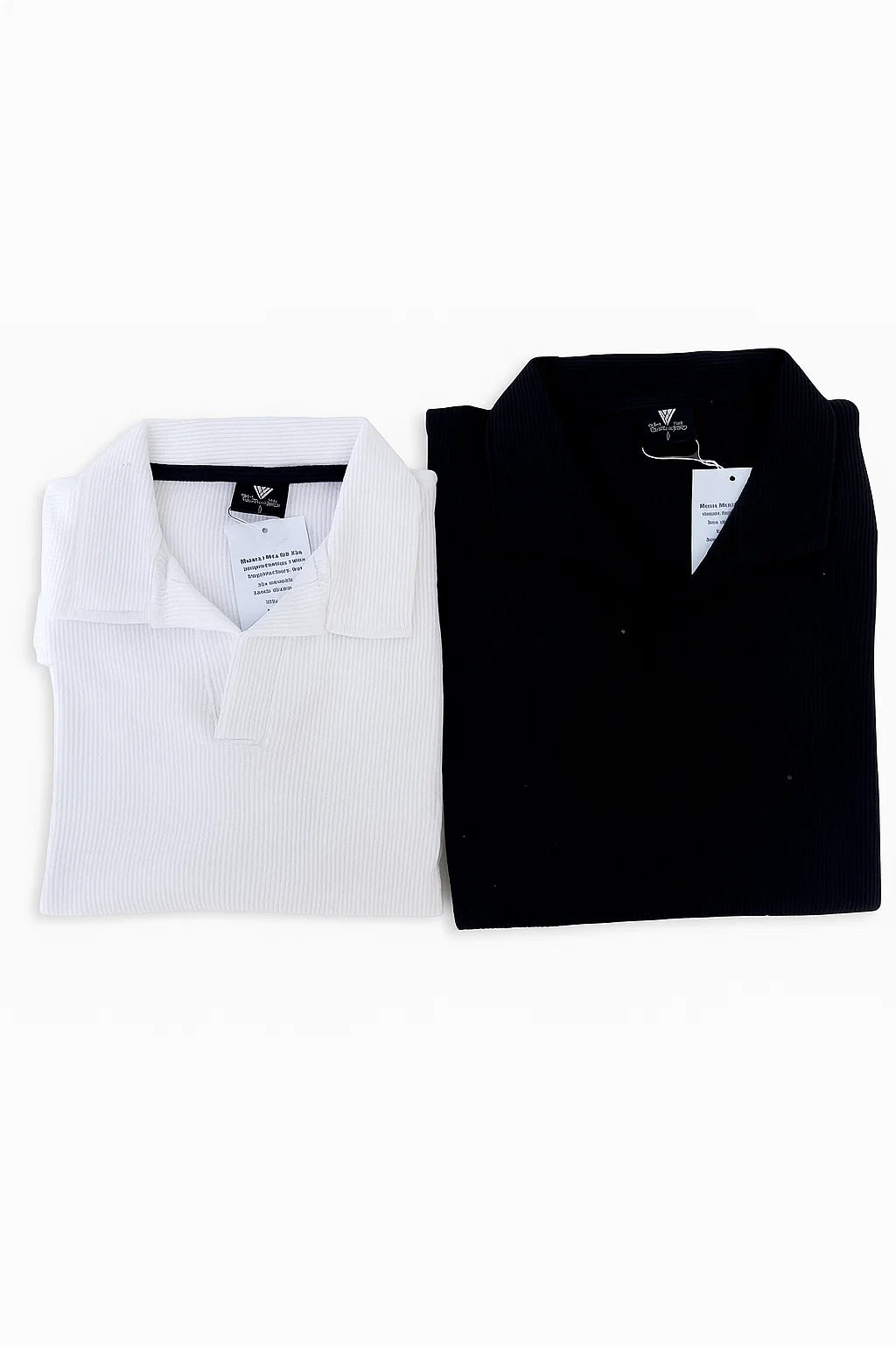 2-Pack Knitted Polo Shirts